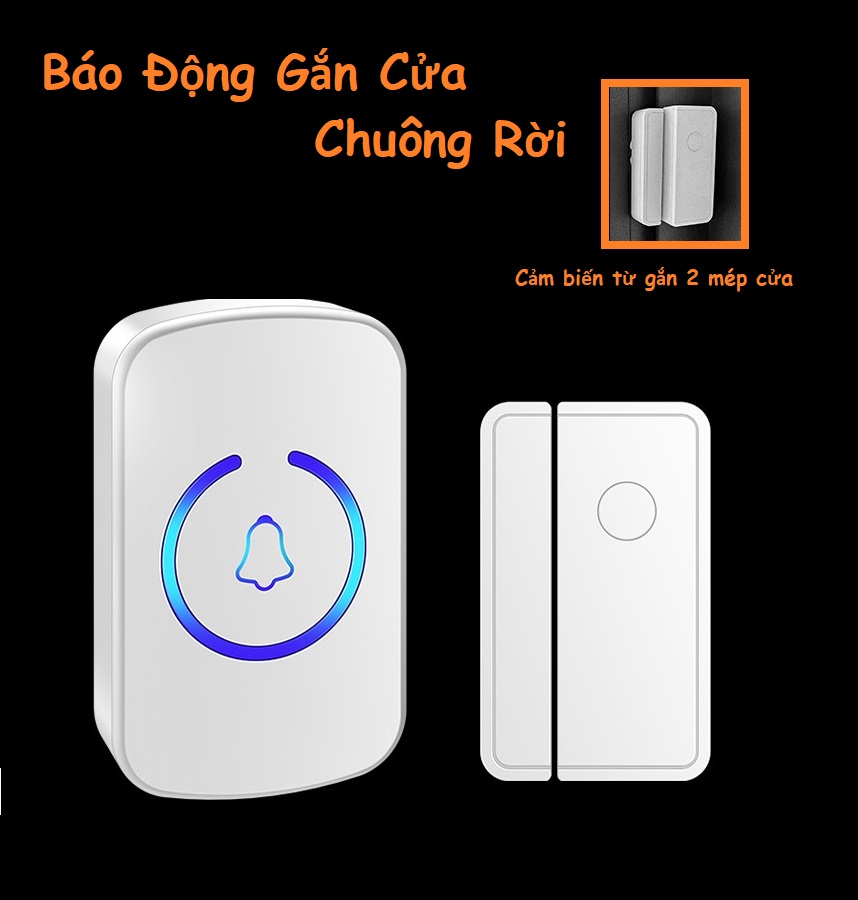 Báo động gắn cửa chuông rời M6